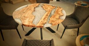 Read more about the article Epoxy Resin Olive Wood Tables: Where Luxury Meets Craftsmanship in Southern Spain